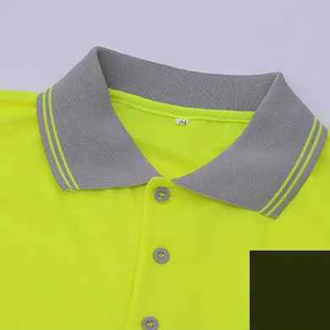 Polo de sécurité haute visibilité respirant, antibactérien, à séchage rapide, imperméable, en polyester réfléchissant pour hommes, best-seller - Product Image 2