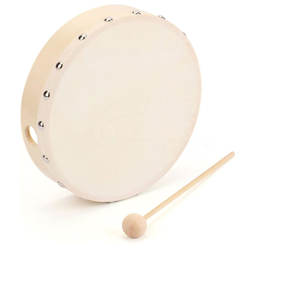 Tambores Chamánicos Hechos a Mano con Marco de Madera para Meditación, Sanación por Sonido y Práctica - Product Image 2