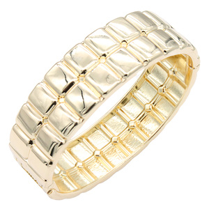 Gold-Plated Hinged Fine <b>Bangle</b> <b>Bracelets</b> - Product Image 2