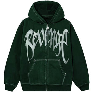 Sudadera con Capucha de Invierno para Hombre, de Alto Rendimiento, Elástica, Corte Regular, para Gimnasio y Entrenamiento, Ecológica, de Secado Rápido, de Forro Polar Digital, Poliéster/Algodón, al por Mayor - Product Image 2