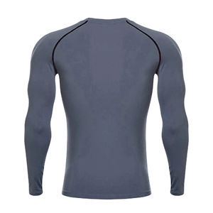 2026 Men Quick Dry <b>Mock</b> <b>Neck</b> Compression Shirt Sport Wear Water Surf Swimming Shirts Long Sleeve Rash Guard OEM Service - Product Image 4