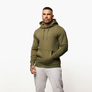 Wholesale Custom Heavyweight 380 Gsm Fleece 100% Cotton Winter Essentials Regular Fit Full <b>Hoodie</b> Drop Shoulder Logo Printed - Product Image 4