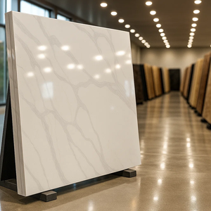 Calacatta Spider Elite pierre coupée à la taille 20mm/30mm résistant à la chaleur Design moderne pour application de surface supérieure de vanité murale - Product Image 5