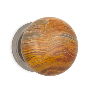 Perillas Circulares de Ónix Pakistaní Hechas a Mano y Pulimentadas para Gabinetes y Cajones, Decoración para el Hogar con Temática Budista de SUAZ Artisan - Product Image 6