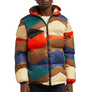 Factory Direct Men's <b>Quilted</b> Puffer Jacket - Warm Hooded Zip-Up Long Winter Coat <b>for</b> Men Hot <b>Sales</b> Long Fashion Padded Jacket - Product Image 2