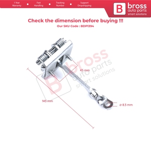 BDP1394 Butée de porte arrière avec limiteur pour 607 9D 9U 1999-2010 9181F5 - Product Image 5