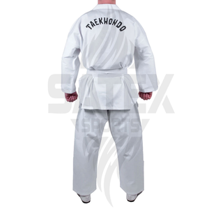 Tenues de Taekwondo personnalisées en coton 100% respirant et à séchage rapide - Product Image 3