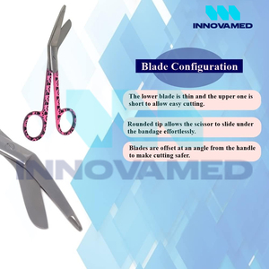 Premium Quality Stainless Steel Manual Lister Bandage Scissors 7.5 Medical Surgical Anti-Rust Durable Reusable for Hospital - Product Image 3