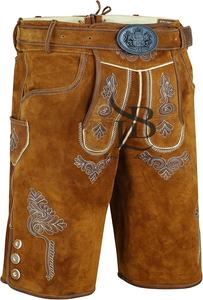 Traje Bávaro Alemán para el Oktoberfest, Estilo Urbano, Lederhosen Negro, Cintura Media, Transpirable, Talla Grande para Fiesta de la Cerveza - Product Image 5