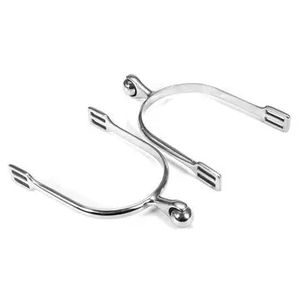 High <b>Quality</b> Customizable Patient Leather Spur Strap with Coloured Crystals on Buckle and Four Loops for Horse <b>Products</b> - Product Image 5