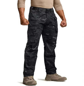 กางเกงคาร์โก้ผู้ชายน้ำหนักเบาแห้งเร็วกางเกงกีฬาฟิตเนสปรับแต่งได้เอวกลาง - Product Image 1