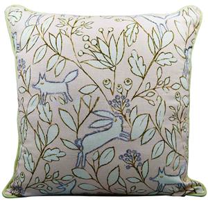 Funda De Almohada cuadrada de pato de algodón de lujo 45X45cm diseño clásico bordado Floral para hoteles en casa-textil clásico para el hogar para - Product Image 1