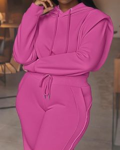 Top corto personalizado de calidad superior para mujer y conjunto de Jogger traje de moda para Otoño e Invierno - Product Image 4