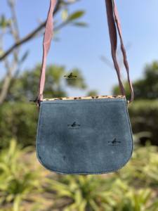 Nouvel arrivage de sac à main classique en cuir de fourrure recyclé fait à la main Collection élégante sac à bandoulière coloré en fourrure de léopard pour femmes - Product Image 4