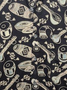 Camisa Casual de Algodón con Estampado a Mano Exclusiva y Elegante para Hombre |   Colección de Camisas de Manga Larga 100% Algodón con Estampado - Product Image 3