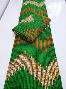 Custom African Wax Print and Ankara Cotton Fabric OEM for Dresses Clothing Bags Accessories Ideal for Political Branding Morocco - Product Image 3