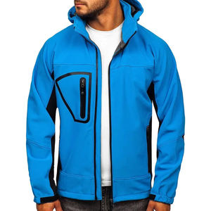 Vestes Softshell Performance personnalisées-Équipement de plein air toutes saisons imperméable et coupe-vent pour hommes - Product Image 4