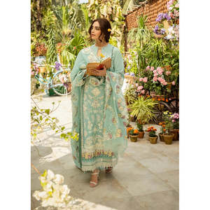 Conjunto de Traje Premium para Mujer Elaf Premium Luxury Lawn Edition 25-ELM-7A ZARAFSHAN TC-1291 - Product Image 5
