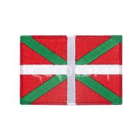 Parche de bandera de Sudán con emblema nacional en bordado duradero
