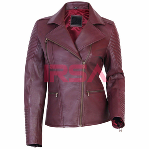 Chaqueta de Motociclista Unisex Estilo Café Racer, Chaqueta de Cuero con Serigrafía de Manga Larga, Lujosa, Exótica, Impermeable, Marca IRSA SPORTS - Product Image 6