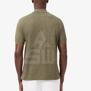 Chemises pour hommes en tricot sur mesure, respirantes, à séchage rapide, manches courtes, haute qualité, fabriquées au Pakistan - Product Image 3