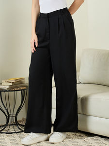 Pantalons élégants sur mesure à plis avant, fermeture éclair, anti-froissement, écologiques, STREETWEAR pour les clients de boutiques - Product Image 3