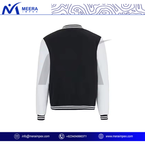 Chaqueta universitaria Retro de estilo universitario para hombre, chaqueta de invierno de mezcla de tela cálida con botones y ribete de punto acanalado de alta calidad para todas las estaciones - Product Image 4