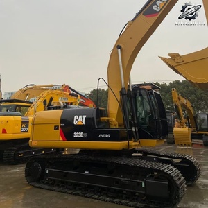 Excavadora de cadenas CAT323D2L usada, 23 toneladas, cucharón de 1.2m³, marca original japonesa, excavadora grande para construcción, pocas horas de uso, certificación CE - Product Image 5