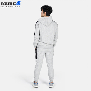 Sports d'hiver personnalisés pour hommes, poids lourd, coupe régulière, coupe-vent, respirant, jogging, ensemble de survêtements, options grande taille - Product Image 4