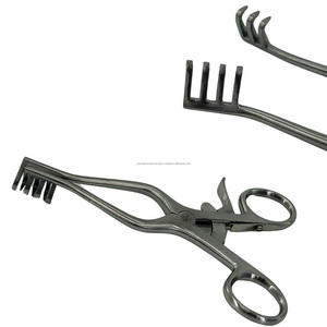 Rétracteur chirurgical auto-fixant Weitlaner en acier inoxydable, kit manuel, instruments chirurgicaux orthopédiques, modèle WPS-BV-24 CE - Product Image 5