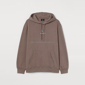 Pull à capuche personnalisé à la mode vintage pour hommes sweat à capuche surdimensionné d'hiver brodé d'impression numérique en détresse teint en plaine - Product Image 6