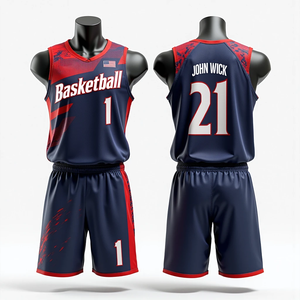 Uniformes de baloncesto sublimados personalizados completos RTS, ropa deportiva para hombres, camisetas de baloncesto transpirables de secado rápido de alta calidad - Product Image 5