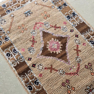 พรมผ้าไหมทอมือปักลาย3D งานดีไซน์แอบสแตรกต์แบบดั้งเดิมสำหรับบ้านโรงแรมประตูห้องรับประทานอาหารใช้สำหรับปิกนิก - Product Image 1