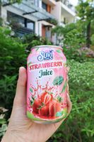 Suri Brand Versgeperst Gesteriliseerd Fruitsap Natuurlijk Gemengd Fruit 330ml Blikje Vietnam Puree Type Mango Sinaasappel Guave