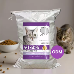 Nourriture sèche pour chats adultes I-Recipe 10 kg/20 kg Saveur thon Nutrition complète pour la santé de la peau et du pelage Os et dents solides Digestion - Product Image 1