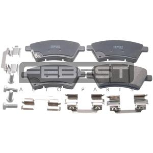 Set di pastiglie freno anteriori FEBEST (0701-SX4F) - Product Image 1