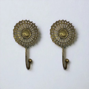 Top Seller Solid Brass <b>Wall</b> Hook Metal Towel Hanger for Home Key <b>Coat</b> Hat <b>Rack</b> Kitchen Door Hooks Direct From India Supplier - Product Image 5