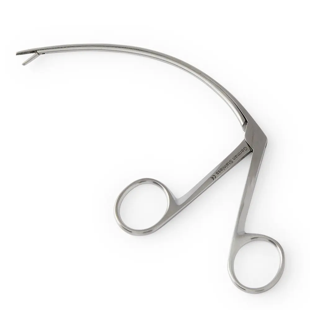 Carol Tendon Pulling Forceps 5 Inch Curved Serrated Orthopedics Instruments