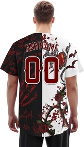 Conjunto de camisetas de béisbol sublimadas OEM 2025, camiseta de béisbol de diseño personalizado con pantalones a juego (MOQ bajo) - Product Image 4