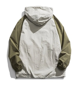 OEM Wholesale Custom Autumn Summer Outdoor Windproof Waterproof Windbreaker Jacket for Men - Product Image 2