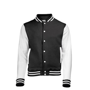 Derniers modèles de vestes de baseball à manches régulières pour hommes, logo imprimé en 3D, vestes de lettreman d'hiver personnalisables en polaire - Product Image 4