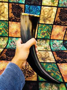 Viking-Inspired Nautical Animal Style Genuine Buffalo Horn <b>Mug</b> Holder 100% Food-Safe Polished Handicraft for Weddings <b>Christmas</b> - Product Image 3