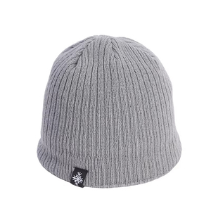 Gorros de Jacquard acrílico 100% Oem Odm, gorros térmicos con logotipo personalizado, gorro de punto de invierno con etiqueta de cuero para hombres y mujeres - Product Image 2
