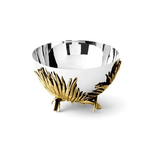 Bol en acier inoxydable fait à la main pour le service à table et la décoration intérieure, design moderne, durable et compatible lave-vaisselle, export en gros - Product Image 3