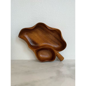 Vaisselle de qualité exclusive, plateau et plat de service pour desserts et en-cas, service de table en bois massif, idéal pour une salle à manger élégante - Product Image 4