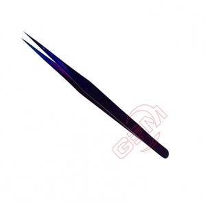 Pinzas de Acero Inoxidable de Alta Calidad para Extensión de Pestañas, Logotipo Personalizado Profesional, Instrumento de Belleza Duradero y Reutilizable - Product Image 1