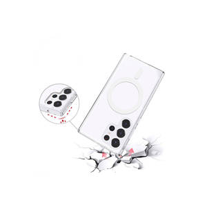 Coque de protection transparente antichoc en silicone Netzy Luxury Glitter pour Samsung Galaxy S23 Ultra compatible MagSafe - Modèles A53 - Product Image 6