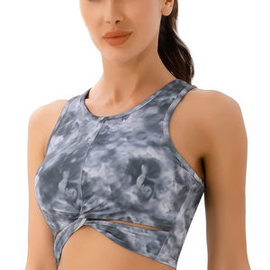 100% coton confortable femmes sport soutien-gorge pour Yoga entraînement Gym Fitness course durable écologique production en usine - Product Image 4