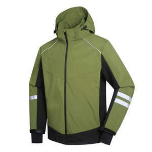 2025 invierno nueva llegada colorida chaqueta Softshell Slim Fit Stand Collar para hombres venta al por mayor alta calidad a prueba de viento transpirable - Product Image 2