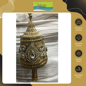 Nouveauté, best-seller, sacs à main élégants pour femmes, légers, grande capacité, en métal perlé, avec doublure en soie, pour les mariages en Inde - Product Image 2